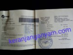 Bukti Resi Keranjang Anyaman Via Dakota Cargo