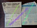 Resi Pengiriman Keranjang Anyaman Dengan Jasa Travel