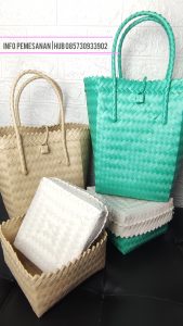 Anyaman Set Besek 2 Tumpuk