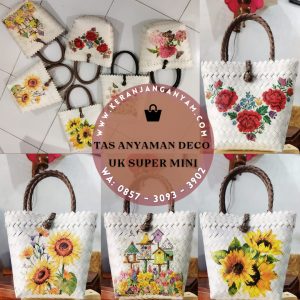 Tas Anyaman Mukena Decoupage