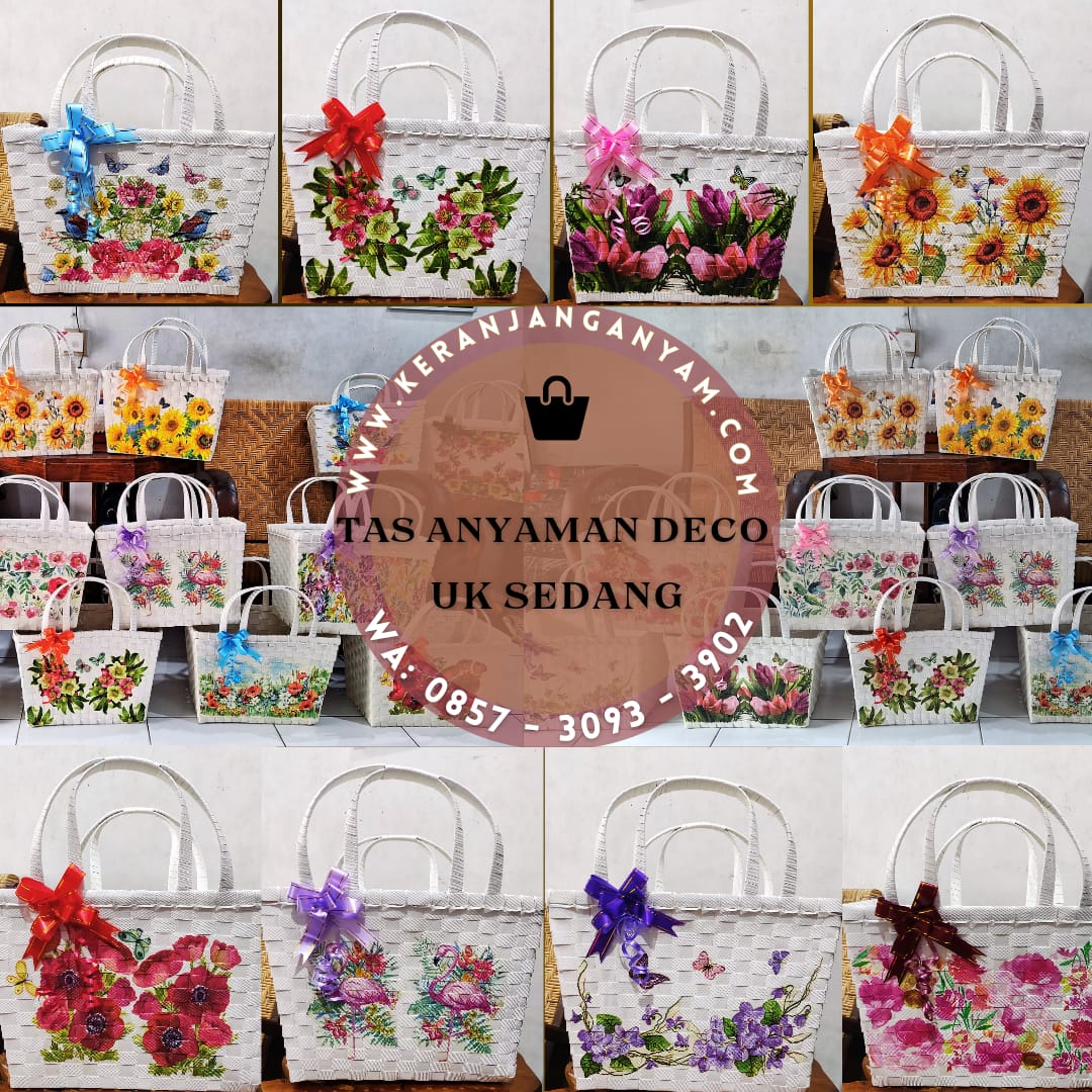 Tas Berkat Ukuran Sedang - Keranjang Tas Anyaman