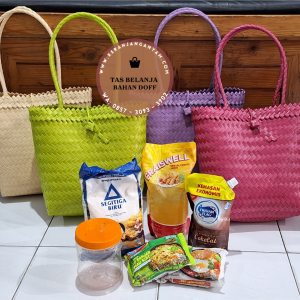 Tas Anyaman untuk Belanja , Tas Sembako , Tas ke Pasar , Tas Parcel